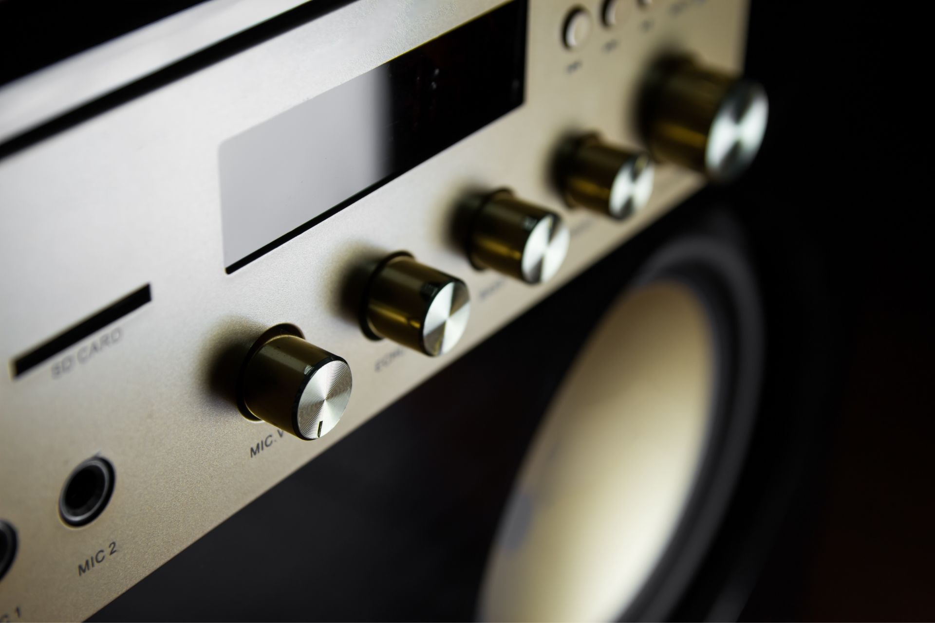 What are the key factors to consider when selecting audio equipment for a specific commercial application, such as a restaurant or retail store?